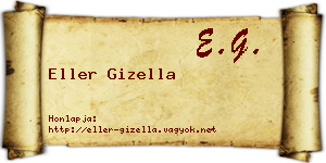 Eller Gizella névjegykártya